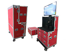Custom Monitor Cases With Electric Lift | US Case