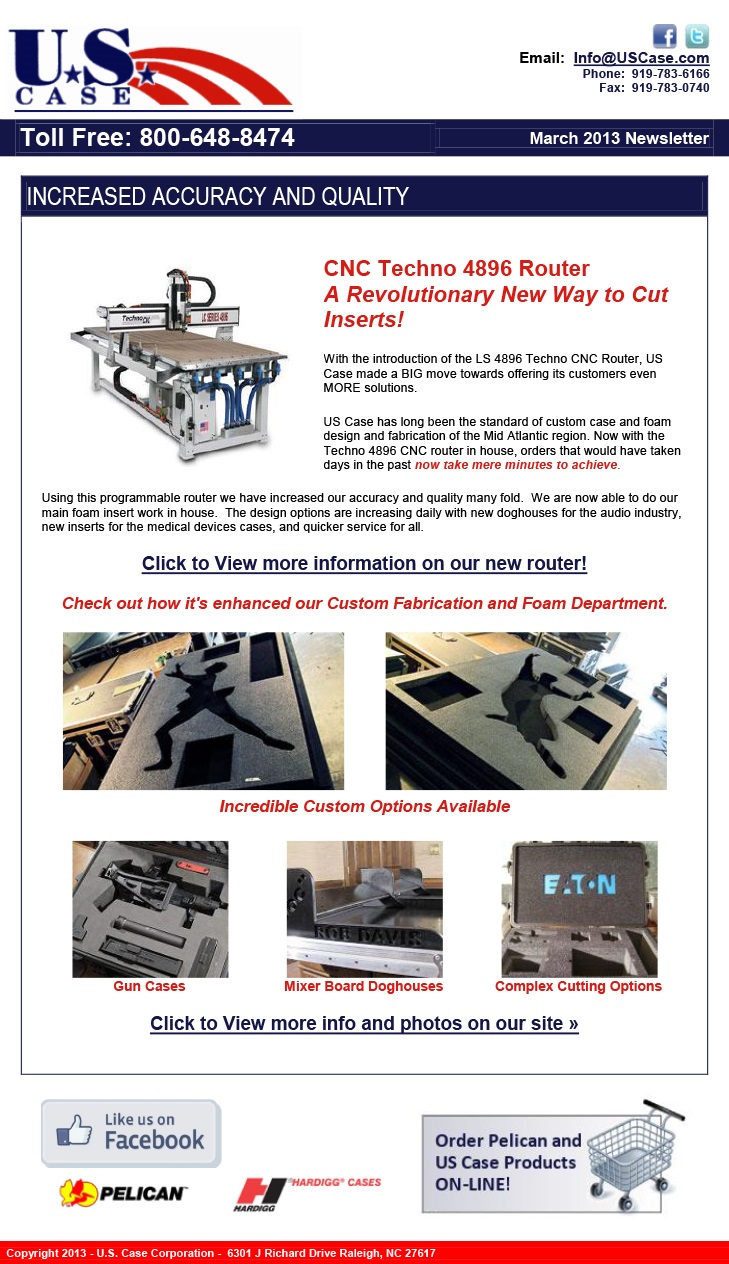 U.S. Case Introduces LS 4896 Techno CNC Router for Increase Custom Case Capabilities