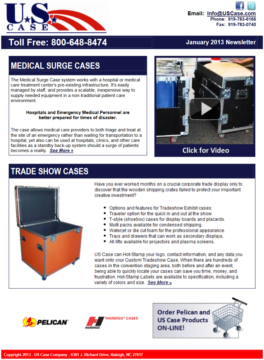 U.S. Case's Medical Surge Case System