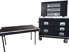 Durable Field Trunks With Drawers